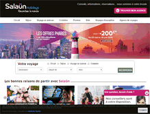 Tablet Screenshot of infos.salaun-holidays.com